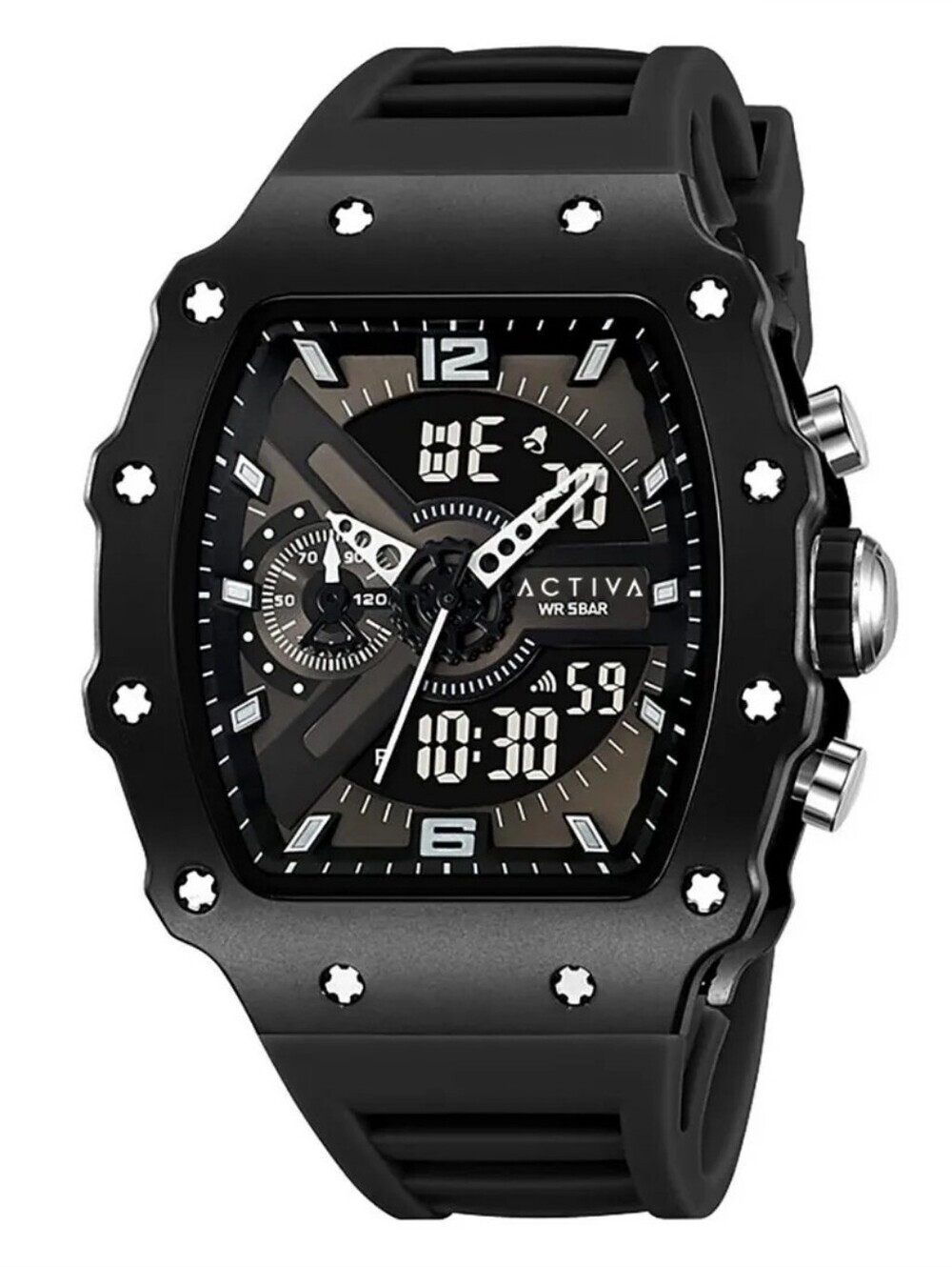 NWT ACW2398-005 Activa X Invicta Men's Digital Chronograph Spory Watch - 44.3mm